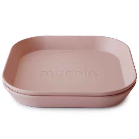 Set 2 Piatti Quadrati Solid Blush 19X19X3 Cm Mushie