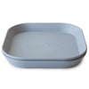 Set 2 Piatti Quadrati Solid Cloud 19X19X3 Cm Cambrass