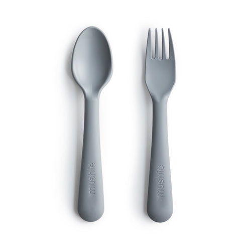 Set Forchetta E Cucchiaio Solid Cloud 15.5X2.5 Cm Cambrass