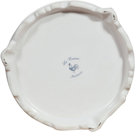 Biscottini Barattolo CAMOMILLA in porcellana bianca Shabby L16xPR16xH24,5 cm