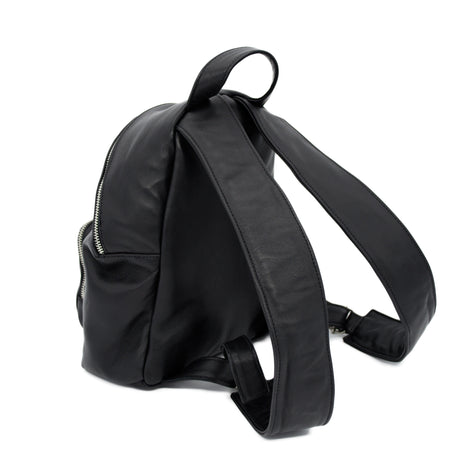 India - Zaino Donna Nero In Vera Pelle