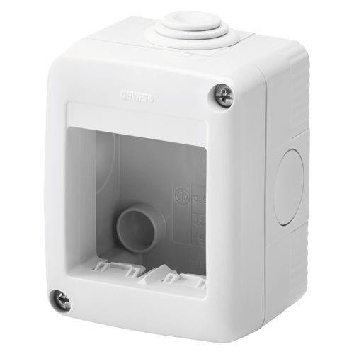 Gewiss IP40 contenitore 2P per apparecchi system protetto