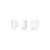 Gewiss IP40 contenitore 2P per apparecchi system protetto