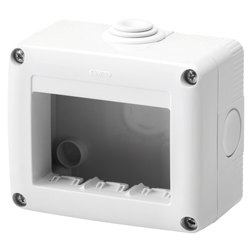 Gewiss IP40 contenitore 3P per apparecchi system protetto