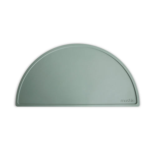 Tovaglietta In Silicone Solid Cambridge Blue 23X46X0.3 Cm Mushie