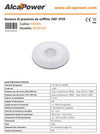 Alca Power sensore di presenza da soffitto 360° IP20