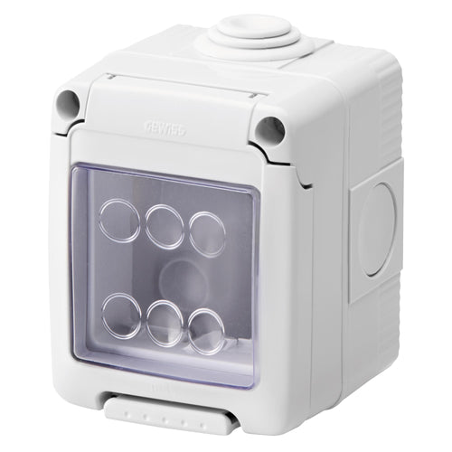 Gewiss IP55 contenitore 2P per apparecchi system protetto