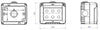 Gewiss IP55 contenitore 3P per apparecchi system protetto