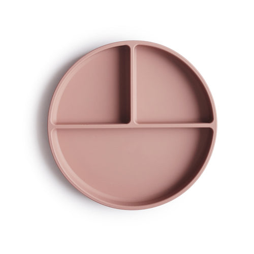 Piatto Con Ventosa A Scomparti Solid Blush 18X18X2 Cm Cambrass