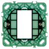 Vimar supporto 1 modulo con griffe per scatole ø 60 mm da incasso