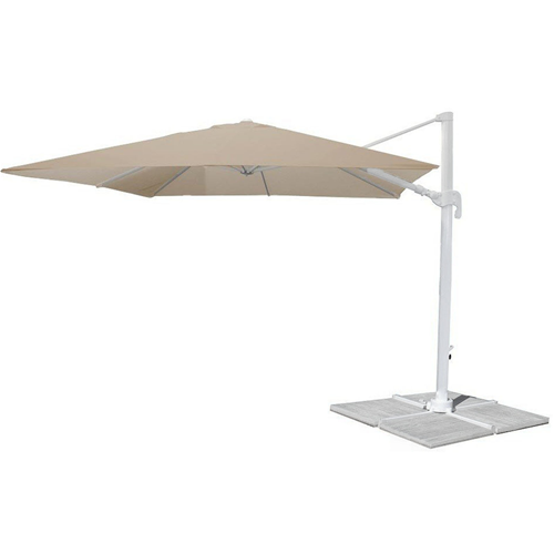 Ombrellone palo laterale Sunny Bay in alluminio verniciato da giardino e balcone