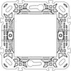 Vimar supporto 2 moduli con griffe per scatole da incasso ø 60 mm componibile con interasse 71 mm
