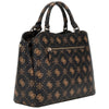 Guess borsa a mano marrone Silia 4G logo peony HWGP9890060ESL