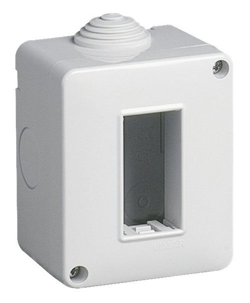 Vimar IP40 contenitore 1P protetto per serie civili Eikon Arkè e Plana