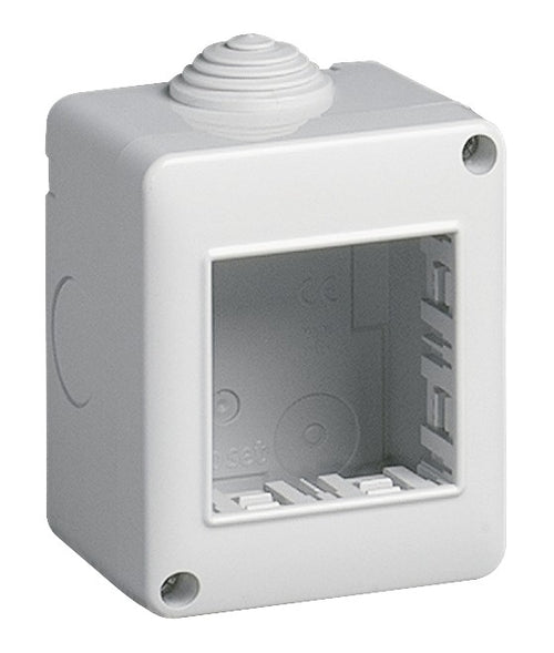 Vimar IP40 contenitore 2P protetto per serie civili Eikon Arkè e Plana