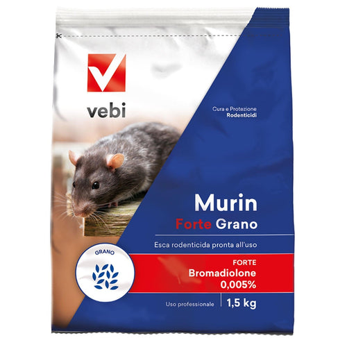 Esca grano velenoso topicida ratticida topi ratti arvicole 1,5 kg veleno escatop rodenticida