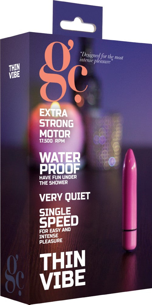 Mini vibratore classico donna Thin Vibe Bullet di GC