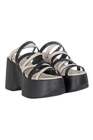 VIC MATIE Vic Matie - Sandali - 430277 - Panna/Nero da donna