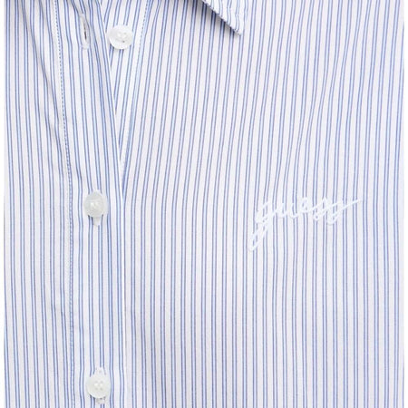 Guess camicia celeste relaxed fit LAURIANE W5YH47WHD10S01U
