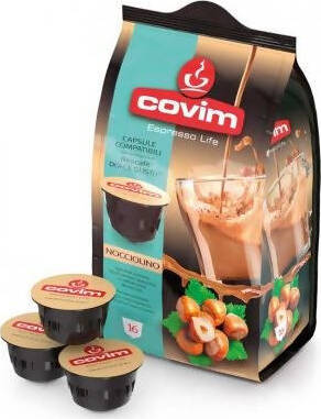 48 Capsule Covim Nocciolino Flowpack Capsule Compatibili Dolce Gusto Covim Caffè 3 Cartoni Da 16 Pezzi Alimentari e cura della casa/Caffè tè e bevande/Caffè/Cialde e capsule di caffè Non solo alimenti - Albano Laziale, Commerciovirtuoso.it