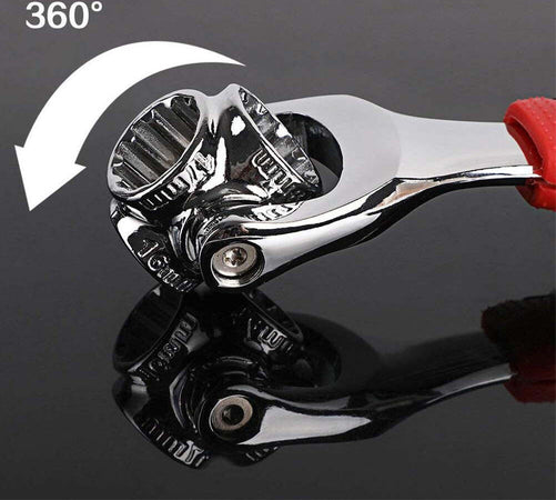 48 in 1 CHIAVE MULTIFUNZIONE UNIVERSALE CRICCHETTO ANGOLO FINO A 45° RUOTA 360 Fai da te/Utensili elettrici e a mano/Utensili a mano/Chiavi e chiavi inglesi/Chiavi a bussola Trade Shop italia - Napoli, Commerciovirtuoso.it