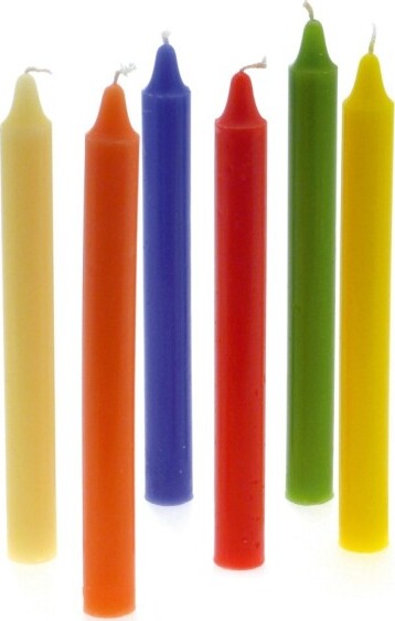 48-Pezzi-Candele-Lunghe-19cm-Profumate-Colorate-Decorazione-Aromaterapia