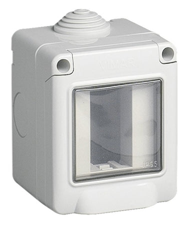 Vimar IP55 contenitore stagno 1P protetto per serie civili Eikon Arkè e Plana