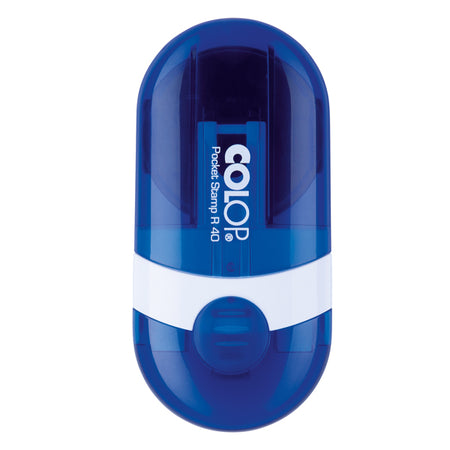Timbro Pocket Stamp R40 Diametro 40Mm 5Righe Autoinchiostrante Blu Colop