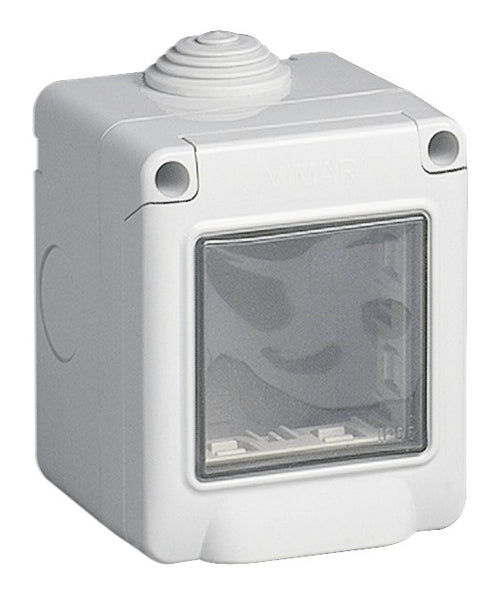 Vimar IP55 contenitore stagno 2P protetto per serie civili Eikon Arkè e Plana