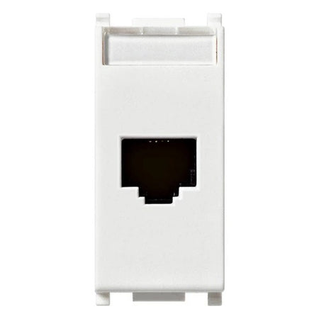 Vimar Presa RJ45 con connettore Netsafe Cat.5e cablaggio universale T568A/B 8 contatti