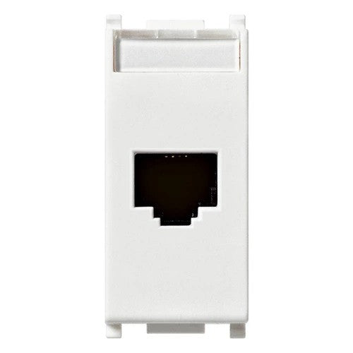Vimar Presa RJ45 con connettore Netsafe Cat.5e cablaggio universale T568A/B 8 contatti