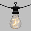 Catena luminosa Party con 10 lampadine a led decorazione per veranda e giardino Ø 67 mm
