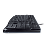 Kit Tastiera e mouse Logitech Desktop MK120 - Tastiera + Mouse ottico - Collegamento con cavo USB - Italiano - USB - Nero