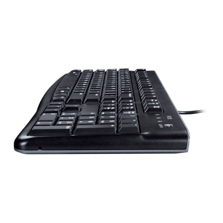 Kit Tastiera e mouse Logitech Desktop MK120 - Tastiera + Mouse ottico - Collegamento con cavo USB - Italiano - USB - Nero