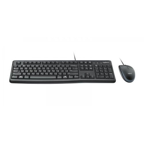 Logitech Tastiera+mouse Usb Nero Mk120 920-002543