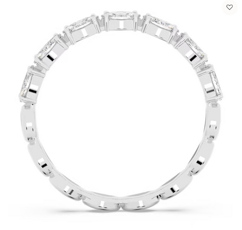 Swarovski - Anello Vittore, Taglio Marquise, Bianco, Placcato rodio