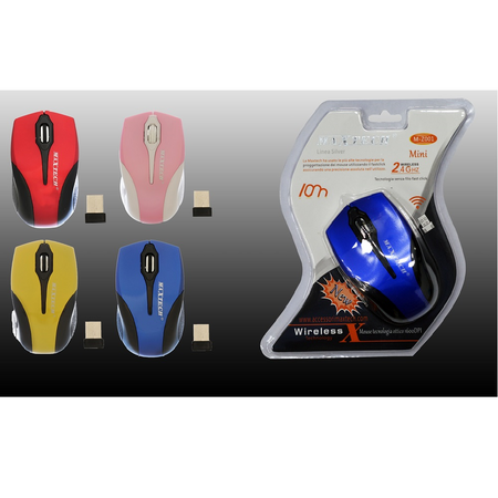 Mouse Wifi Pc Computer Usb2.0 Senza Fili Wireless 2.4 Ghz Maxtech Win-ios M-z001
