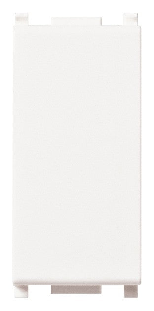 Vimar copriforo bianco 1P tasto falso - 2pz