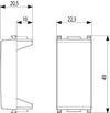 Vimar copriforo bianco 1P tasto falso - 2pz