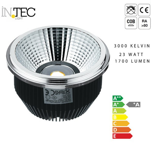 Faretto per Incasso Frank Led 23 watt Luce Calda