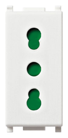 Vimar Bpresa SICURY 2P+T 16A 250V standard italiano tipo P17/11 bianco