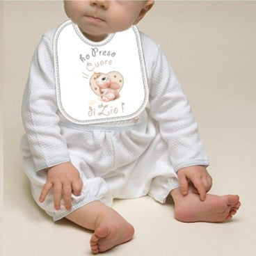 Mella Kids - Bavaglino con frase 100% Cotone