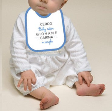 Mella Kids - Bavaglino con frase 100% Cotone