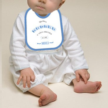 Mella Kids - Bavaglino con frase 100% Cotone