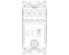 Vimar suoneria/ronzatore alimentazione 230V 50-60 Hz bianco funzione settabile staccando e ruotando il coperchio di 180°