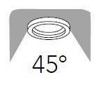 Incasso Soffitto Ribassato Faretto Scomparsa Quadrato Gesso Verniciabile GU10