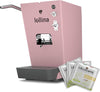 MACCHINA DA CAFFE' LOLLO CAFFE' LOLLINA CANDY ROSAPOP + BOX 40 CIALDE LOLLO MIX ORO