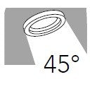 Faretto a Incasso Scomparsa Gesso Verniciabile Controsoffittatura GU10