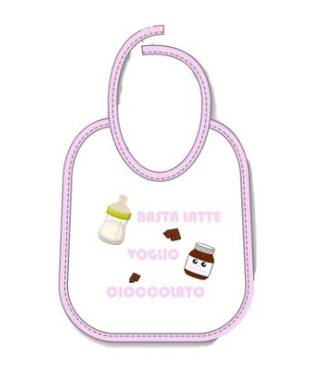 Mella Kids - Bavaglino con frase 100% Cotone