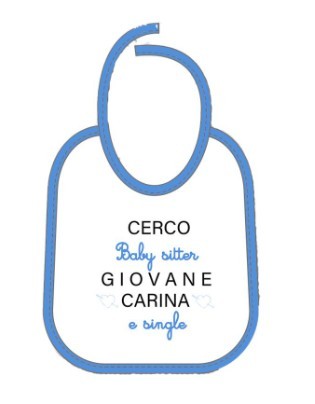 Mella Kids - Bavaglino con frase 100% Cotone